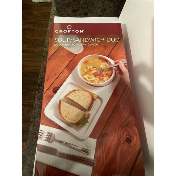 Crofton Dining 4 Sets Crofton Soup And Sandwich Duo Bowl And Plate